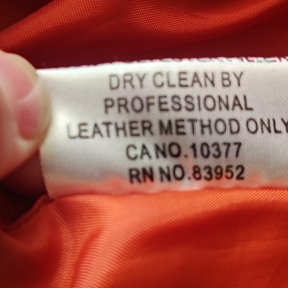 Bagatelle Suede Leather Rust Quilted Women's Blazer - Picture 11 of 13